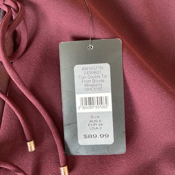 Ever New - Flared Sleeve Blouse - NWT - Picture 7 of 13